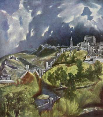 [El Greco Print, Poster - View of Toledo]