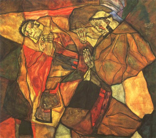 Agony, Egon Schiele, 1912