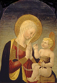 Maria mit dem Kind und dem Granatapfel. from Neri di Bicci