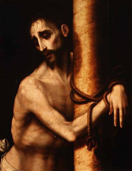 Christ bound to the Column from Luis de Morales