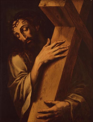 Christus mit dem Kreuz from Luis de Morales