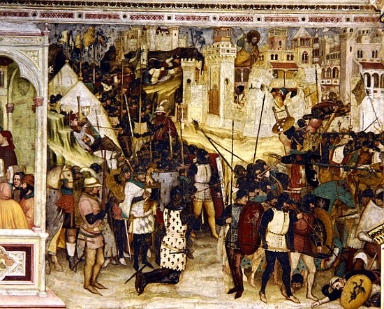 The Battle of Clavigo from Altichiero da Zevio