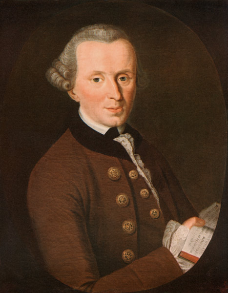 Kant, Immanuel , Portrait from Becker