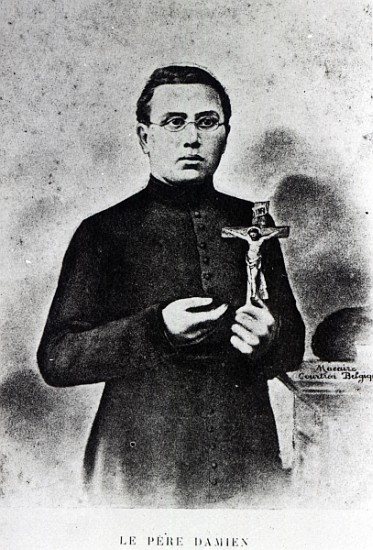 Father Damien from Belgian Photographer