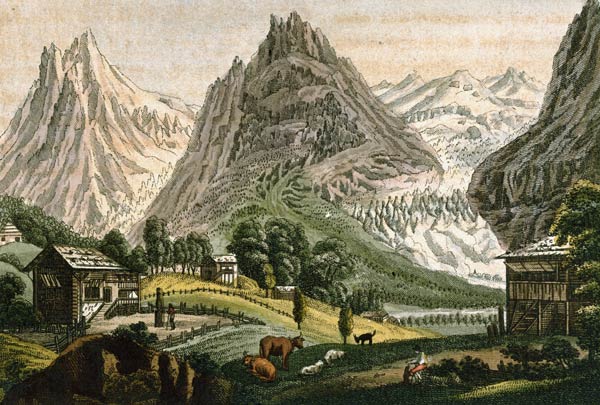 Grindelwald-Gletscher from Bertuch