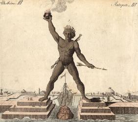 Colossus of Rhodes , from:Bertuch 1792