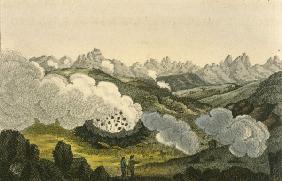 Sulphur mountain on Iceland, Bertuch 1813