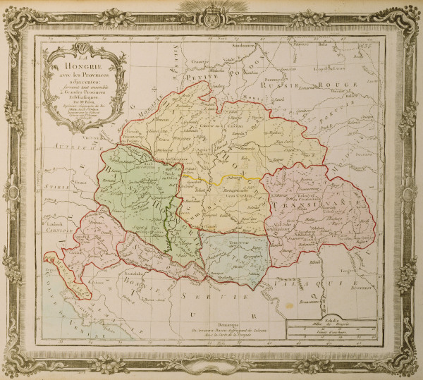 Ungarn, Landkarte from Brion