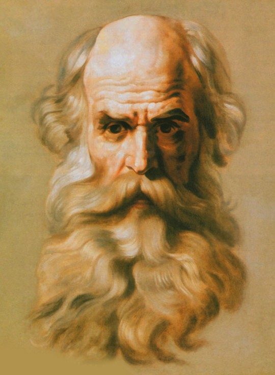 Apostle's Head (Study for the St. Isaac's Cathedral Interior) from Brüllow