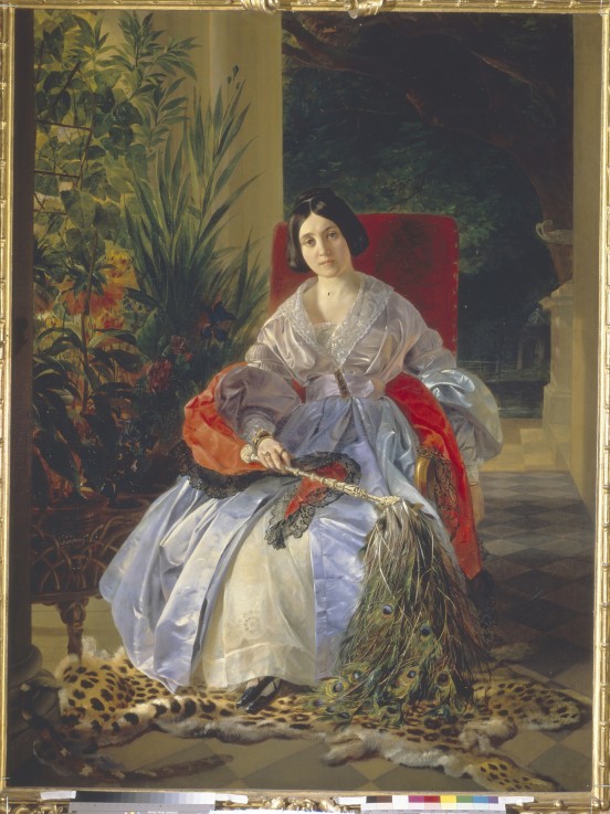 Portrait of Princess Elizaveta Pavlovna Saltykova from Brüllow