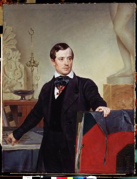 Portrait of the artist and architect Alexander Briullov (1798-1877)