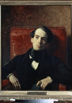 Portrait of the author Alexander Strugovshchikov (1808-1878)