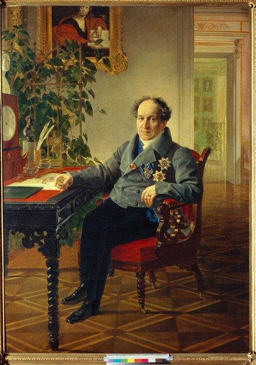 Portrait of Prince Alexander Nikolayevich Golitsyn (1773-1844) from Brüllow