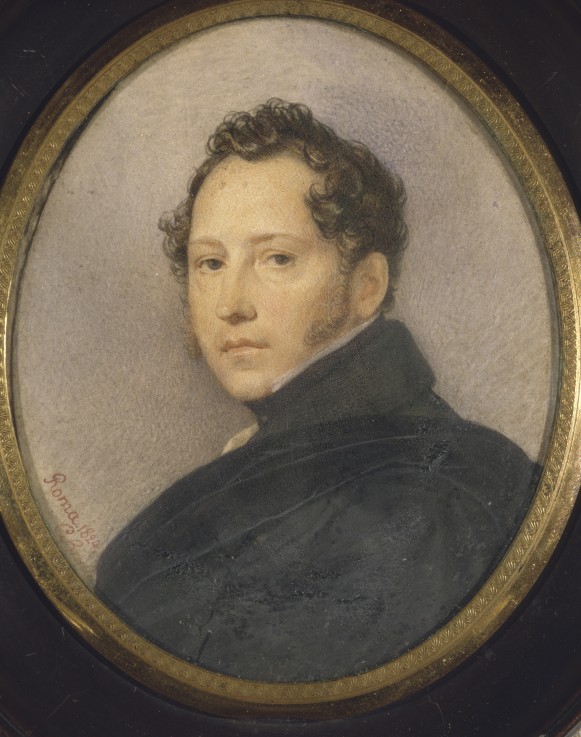 Portrait of the artist Sylvester Shchedrin (1791-1830) from Brüllow