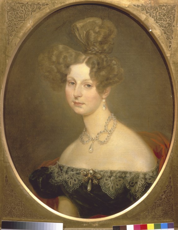 Princess Friederike Charlotte Marie of Württemberg (1807-1873), Grand Duchess Elena Pavlovna of Russ from Brüllow