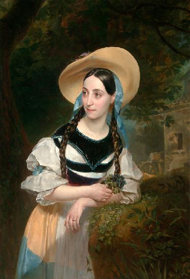 Portrait of the singer Fanny Tacchinardi Persiani (1812-1867)