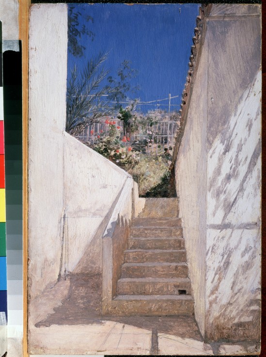 A Garden Staircase. Algeria from Brüllow