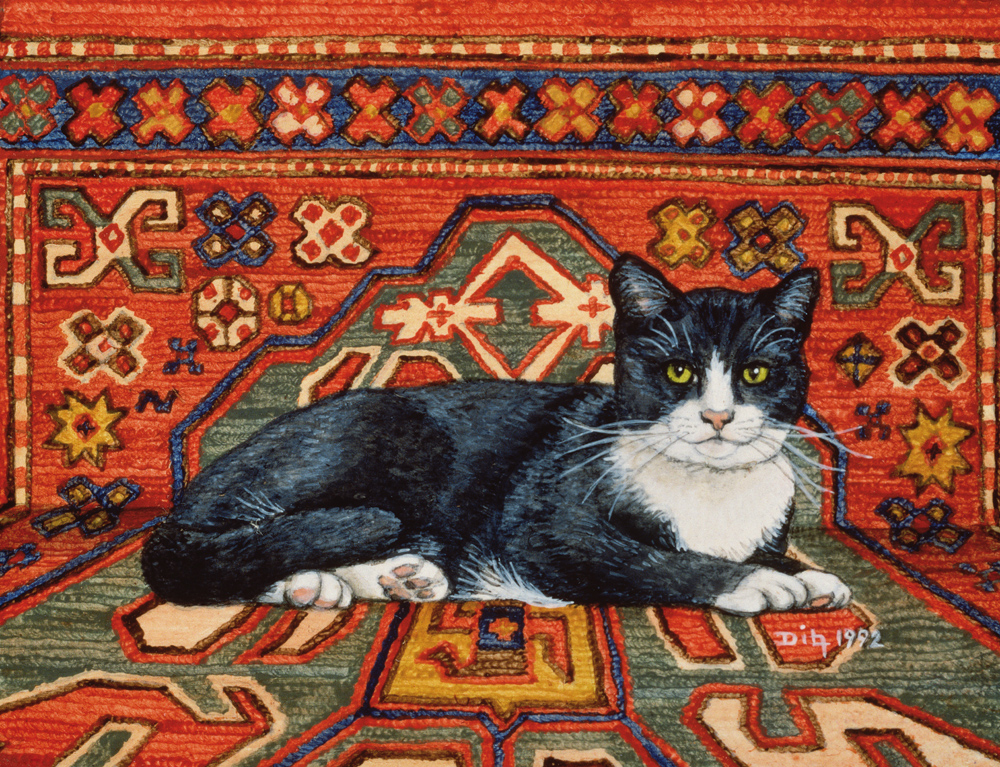 Second Carpet-Cat-Patch, 1992  from Ditz 
