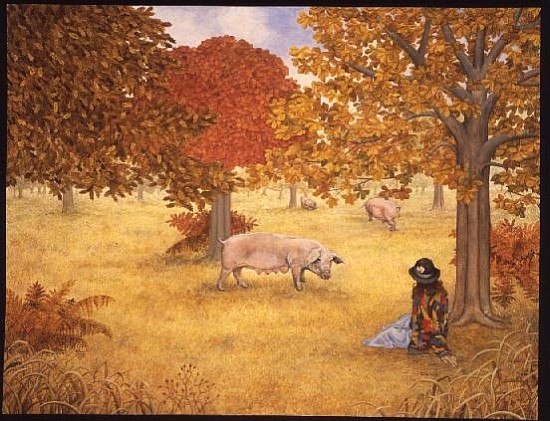 Autumn-Pigs, 1989  from Ditz 