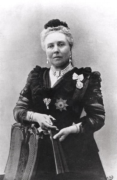Empress Victoria (1840-1901) (b/w photo)  from English Photographer