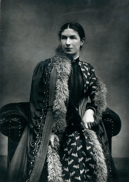 Mrs Humphry Ward, 1881 (b/w photo)  from English Photographer