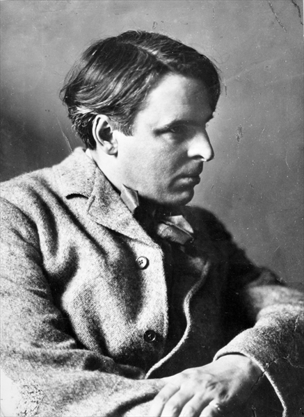 Portrait of W.B. Yeats (b/w photo)  from English Photographer