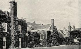 Henry James (1843-1916) house at Rye (b/w photo) 