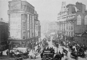 View of Tottenham Court Road, c.1885 (b/w photo) 