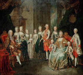 Maria Theresia,  Familienbild