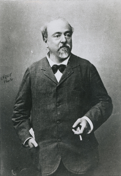 Emmanuel Chabrier (1842-94) (b/w photo)  from French Photographer