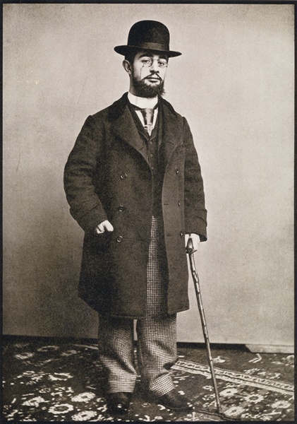 Henri de Toulouse-Lautrec, from ''Toulouse-Lautrec'' by Gerstle Mack, published 1938 (b/w photo)  from French Photographer