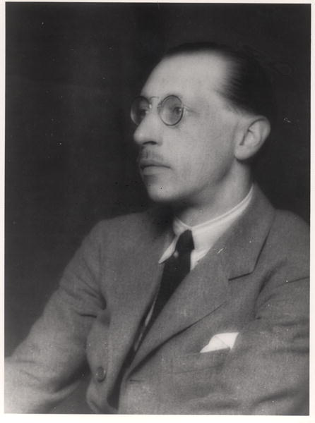 Igor Stravinsky (1882-1971) (b/w photo)  from French Photographer