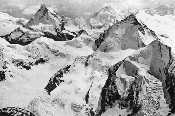 Mount Cervin, c.1900 (b/w photo)  from French Photographer