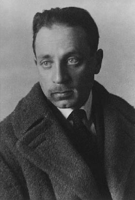 Rainer Maria Rilke (b/w photo) 
