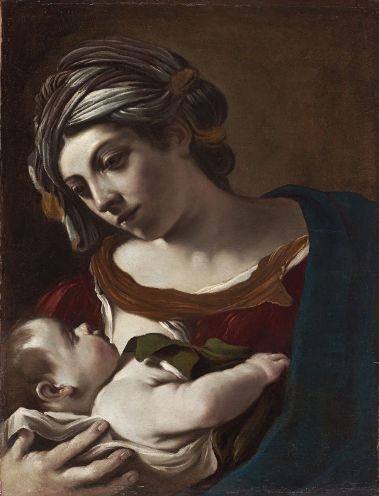 Madonna mit Kind from Guercino (Giovanni Francesco Barbieri)