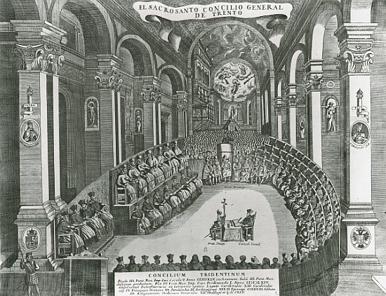 El Sacrosanto Concilio General de Trento from Italian School