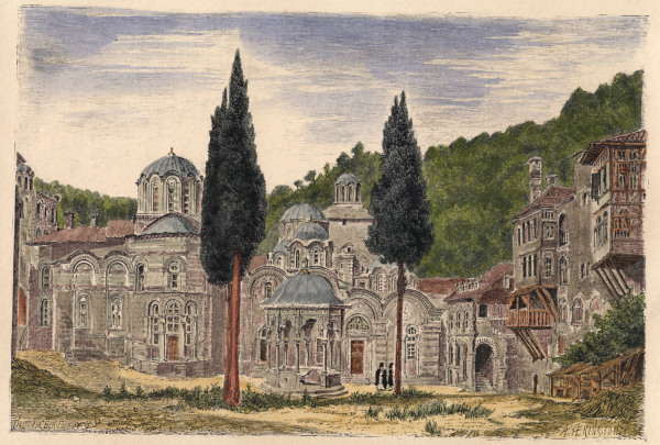 Athos, Kloster Chelandariou from Lancelot