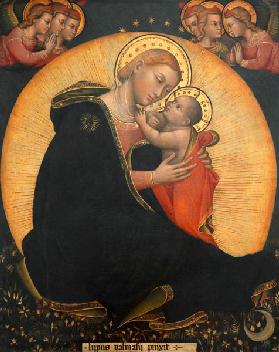 The Madonna of Humility, 1390-1400 (tempera on canvas)