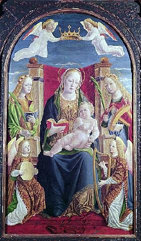 Madonna and Child with Angel Musicians, c.1490-1500