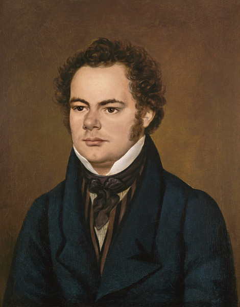 Schubert , Portrait by Eybl from Mähler