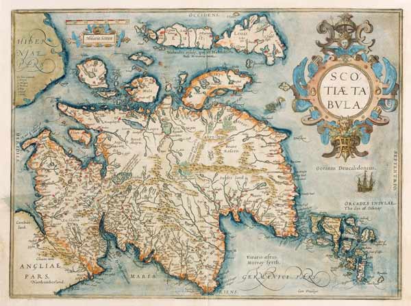 Schottland from Ortelius