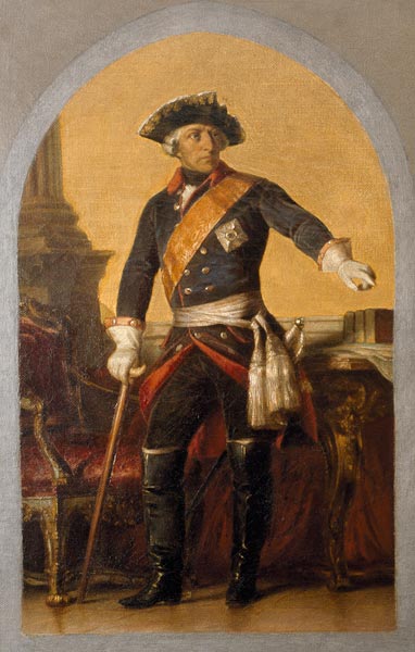 Frederick the Great from Pecht