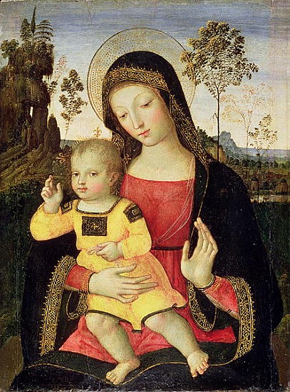 The Virgin and Child, 15th century from Pinturicchio (Bernardino di Biagio)