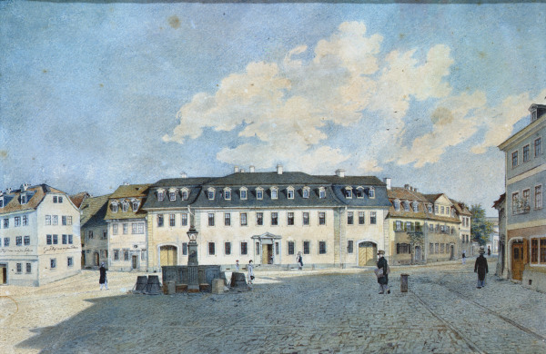 Weimar, Goethehaus from Rösel