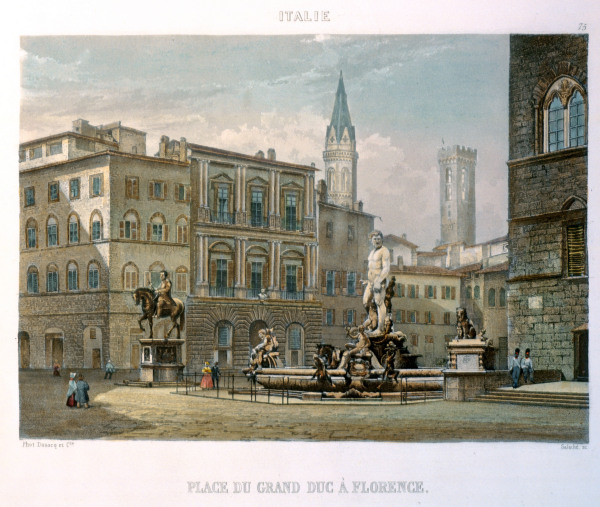 Florenz, Piazza della Signoria from Salathé