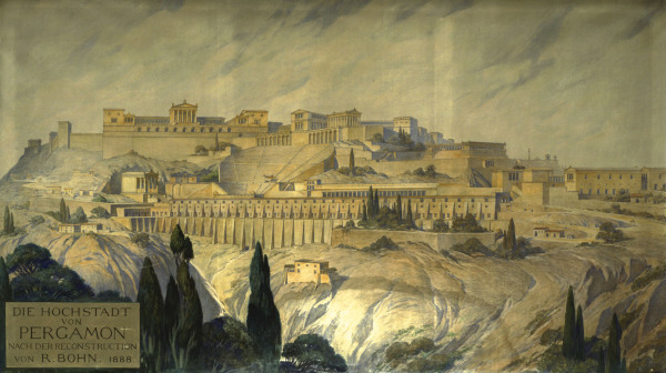 Pergamon , Display from Schautafel