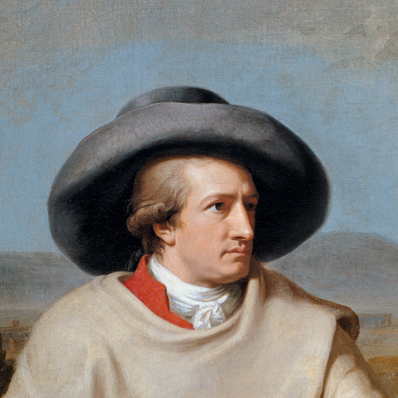 Goethe in the Campagna from Tischbein