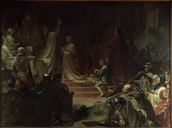 Coronation of Ludwig of Bavaria from A. Kreling