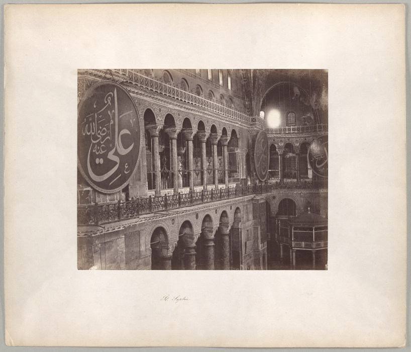 Konstantinopel: Interieur der Hagia Sophia from Abdullah Frères