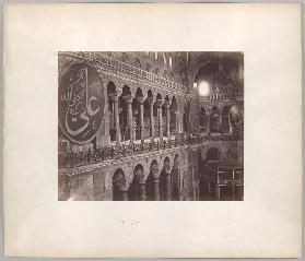 Konstantinopel: Interieur der Hagia Sophia